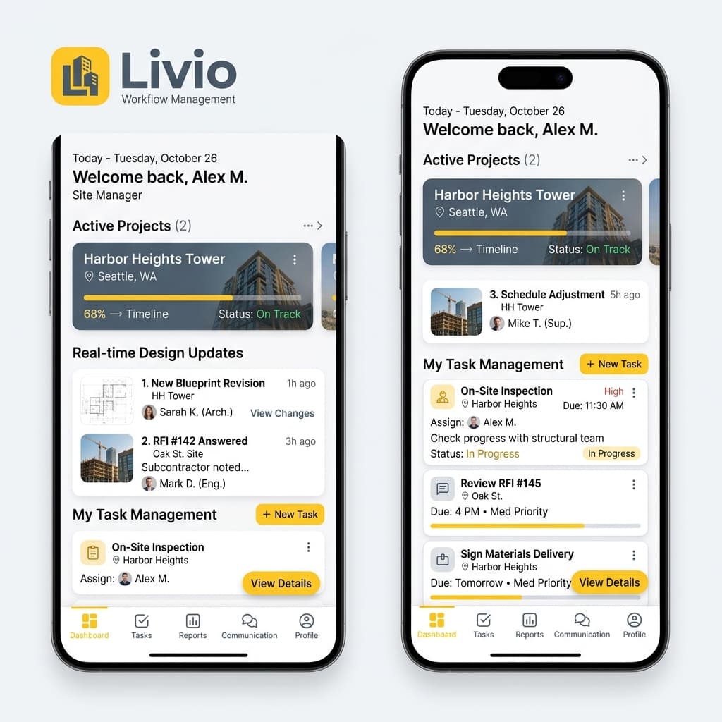 Livio Mobile App Project Image