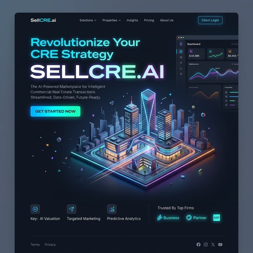SellCRE.ai Landing Page Project Image