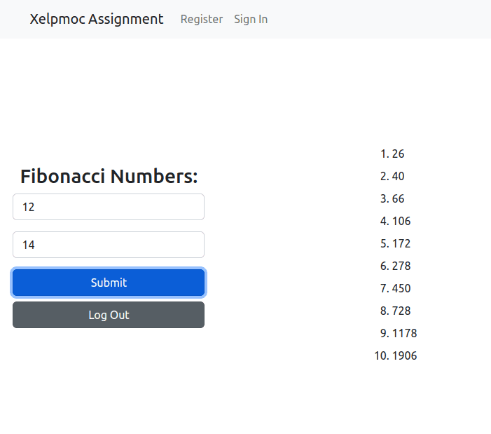 Fibonacci on Web: Reactjs Project Image