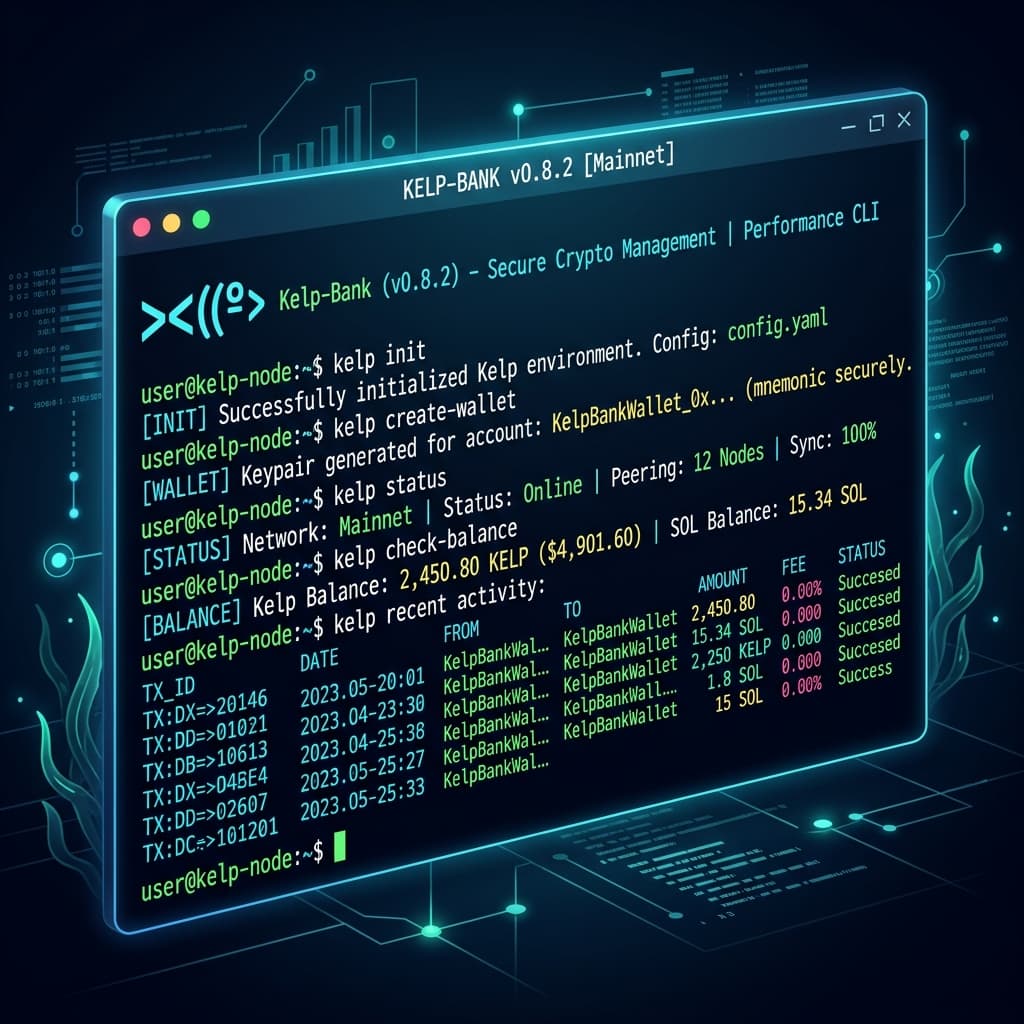 Kelp-Bank: CLI tool Project Image