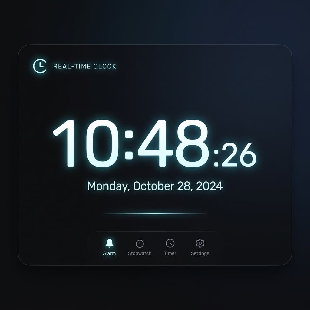 real-time clock Project Image